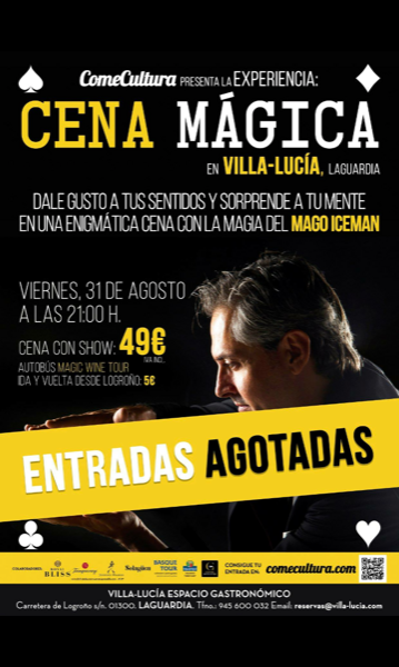 Cena Mágica en Villa-Lucía (Laguardia)