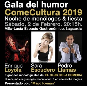 Gala del humor 2019 en Villa-Lucía en Laguardia con el Mago Iceman