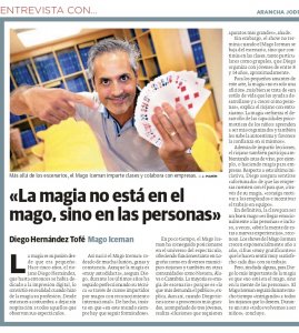 entrevista ICEMAN en Diario La Rioja