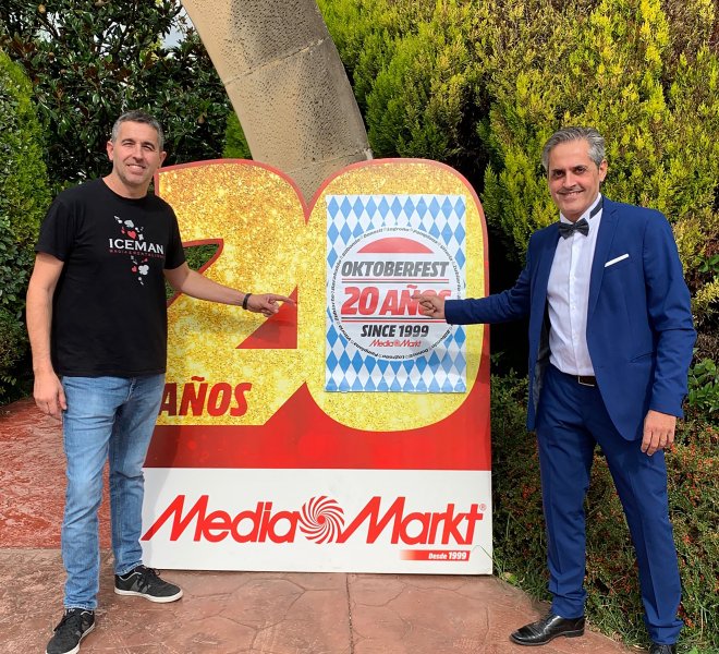 ICEMAN en la celebración 20 Aniversario de Mediamarkt