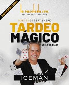 Tardeo Mágico con Iceman en La Rosaleda