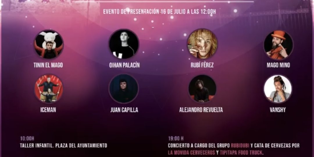 Iceman en el I Festival El Rasillo Mágico